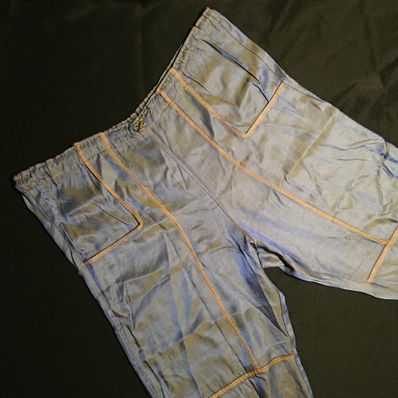 Purple Orange Straight Leg Reflective Dance Pants - Picture 3 of 12